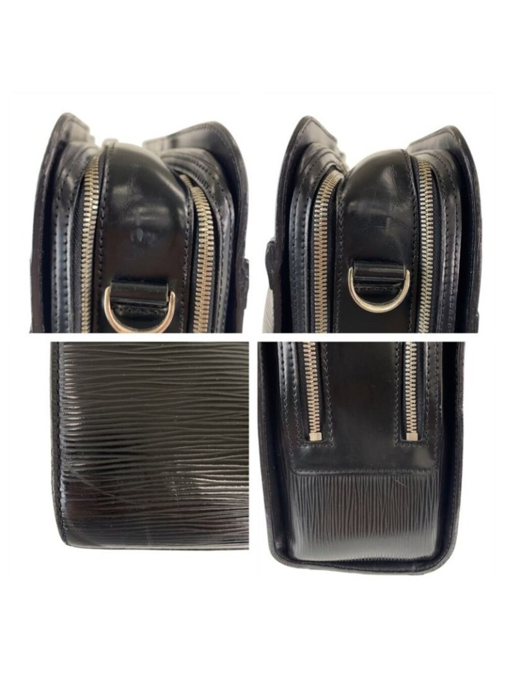 Louis Vuitton Epi Bassano GM Noir Black Leather Business Bag - Picture 5 of 9